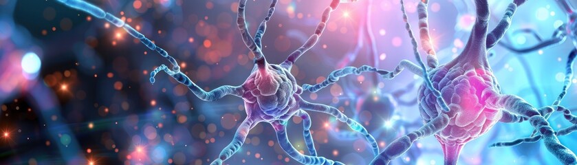 Breakthroughs in neurodegenerative disease treatment close-up on molecular drugs - obrazy, fototapety, plakaty