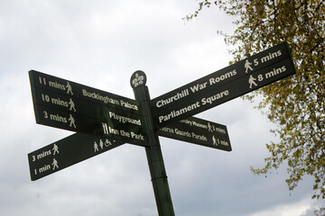 Street sign post