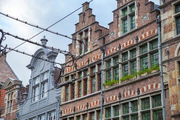 the history houses details  in Ghent