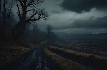 Fototapeta premium Moutains night