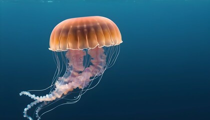 A Jellyfish Drifting With The Ocean Currents Upscaled 4