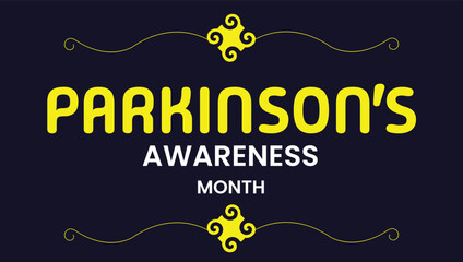 World Parkinson's Day banner design template. Vector illustration EPS10.