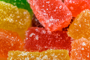 food background made of multi-colored marmalade 4