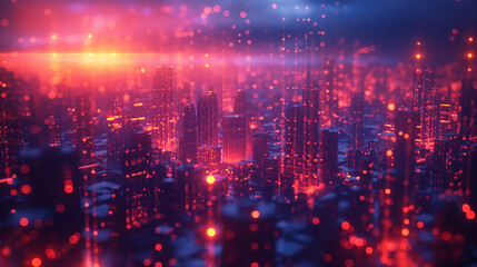 Fototapeta premium The world of science. Dynamic poster, featuring cutting-edge innovations and groundbreaking research.