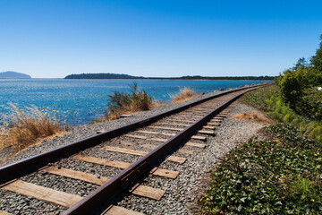 railway on the coast