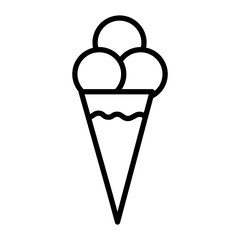 Ice cream Line Icon