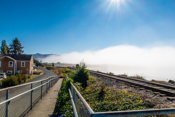 railway in the countryside