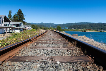 railway in the mountains