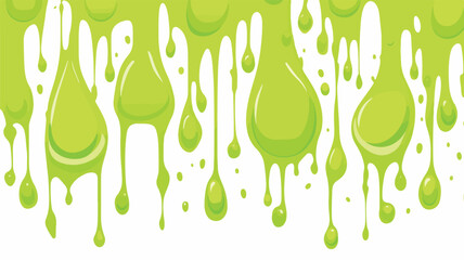 Blots and drips slime pattern. Toxic mucus smudges - obrazy, fototapety, plakaty