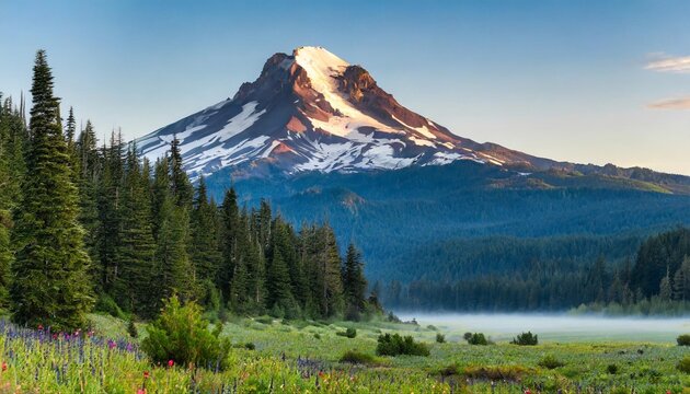jefferson park morning mt jefferson wilderness oregon