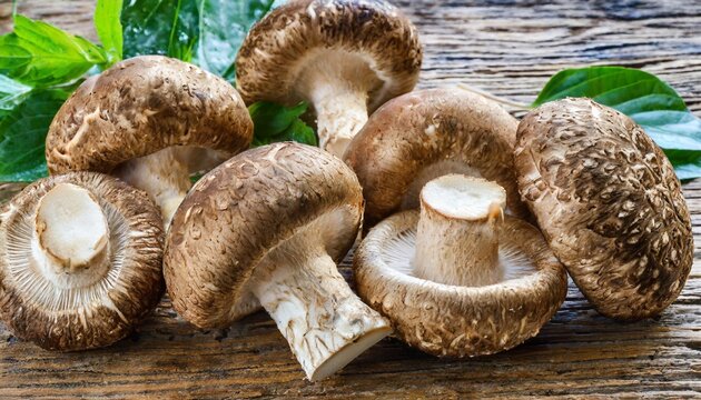 shiitake mushrooms lentinula edodes