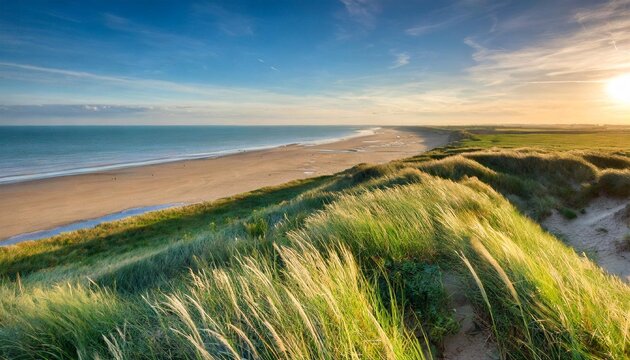 utah beach beach grass normandy france