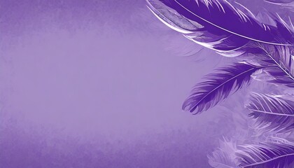 purple feather graphic poster web page ppt background - Powered by Adobe