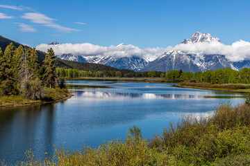 Fototapeta na wymiar Grand Teton National Park Jackson Lake 