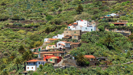 Beautiful mountain village in Anaga Rural Park, Canary islands, Spain. © Nimbus Works
