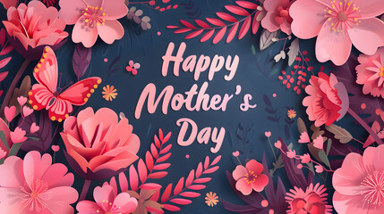 Happy Mothers day design background