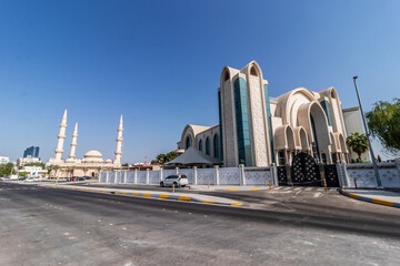 Mary the Mother of Jesus Mosque and St. Antony Cathedral for Coptic Orthodox Church in Abu Dhabi, United Arab Emirates. - 762759266