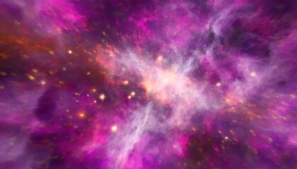 bright purple cosmic background with nebula and stardust