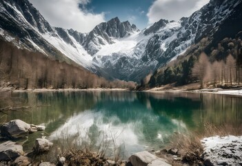 A Lake in the Pyrenees