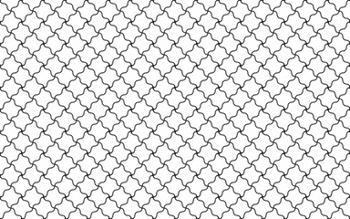 wave grid pattern seamless isolated on white