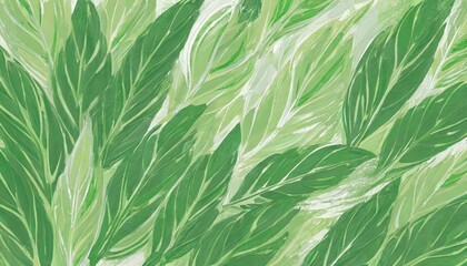 abstract soft green leaves background celadon pastel oil paint texture wallpaper