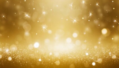 abstract blur soft gradient gold color background with star glittering light for show promote and...