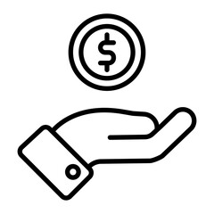 Loan Line Icon