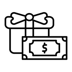 Gift Line Icon
