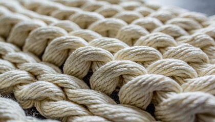 Fototapeta na wymiar white cable stitch knitting background closeup