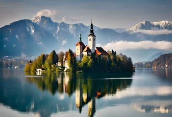  A view of Lake Bled in Slovenia © Simon Edge