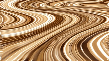Naklejka premium a close up of a brown and white swirl pattern on a sheet of brown and white material that looks like a sheet of brown and white material.