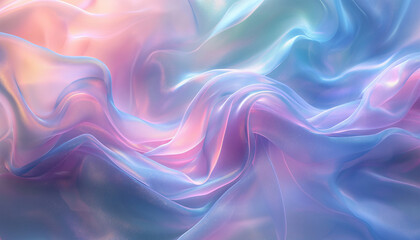 Obraz premium Glimmering Galaxy: Abstract Wavery Illustration Series 186