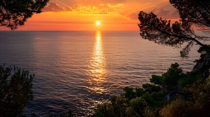 Fototapeta na wymiar Mediterranean Sunset. 