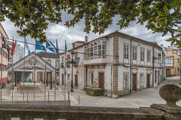 Architecture in the village of Ortigueira, Galicia, Spain