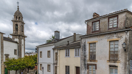 Fototapeta premium Architecture in the village of Ortigueira, Galicia, Spain