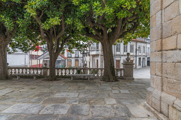 Architecture in the village of Ortigueira, Galicia, Spain