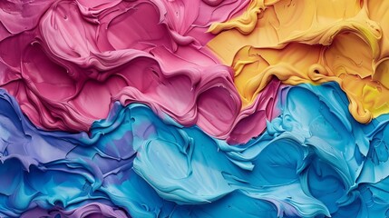 Plasticine. Texture of colored decorative wallpaper. Multicolored abstract background. Art.