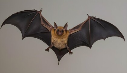 A Bat With Its Wings Furled Ready To Take Off Upscaled 2