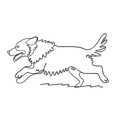 a drawing of a dog