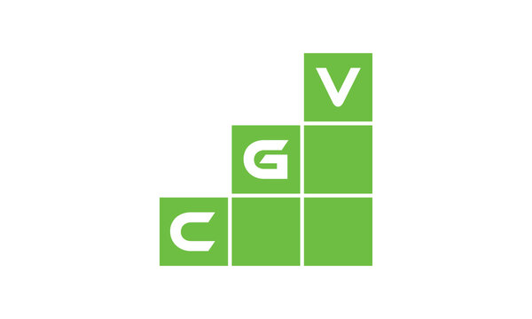 CGV initial letter financial logo design vector template. economics, growth, meter, range, profit, loan, graph, finance, benefits, economic, increase, arrow up, grade, grew up, topper, company, scale