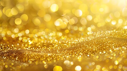 Gold texture background. Golden shiny wall surface with gradient reflection