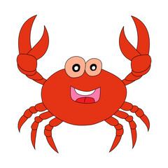 Colorful Crab Clipart for Lovers of Sea Animals and Ocean Creatures