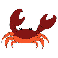 Colorful Crab Clipart for Lovers of Sea Animals and Ocean Creatures