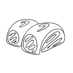 drawing of a bread