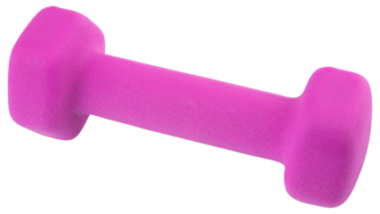 Dumbbell. Basics easy grip workout dumbbell. Neoprene coated dumbbell for workout man and woman. Heavy weight for gym, aerobics, gymnastics, fitness, sport club or store. Weight lifting. Kg or Lbs