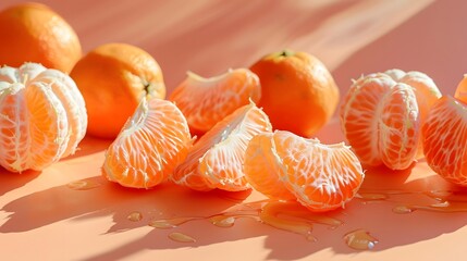 tangerines cut out
