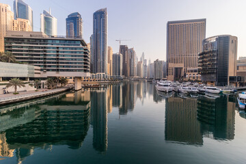 View of Dubai Marina, United Arab Emirates. - 762785872
