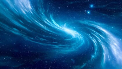 wide blue nebula starry sky technology sci fi background material - obrazy, fototapety, plakaty
