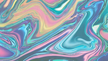 Fototapeta na wymiar iridescent vibrant liquid background texture