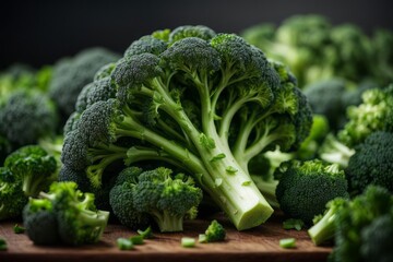 broccoli healthy food organic vegetables background